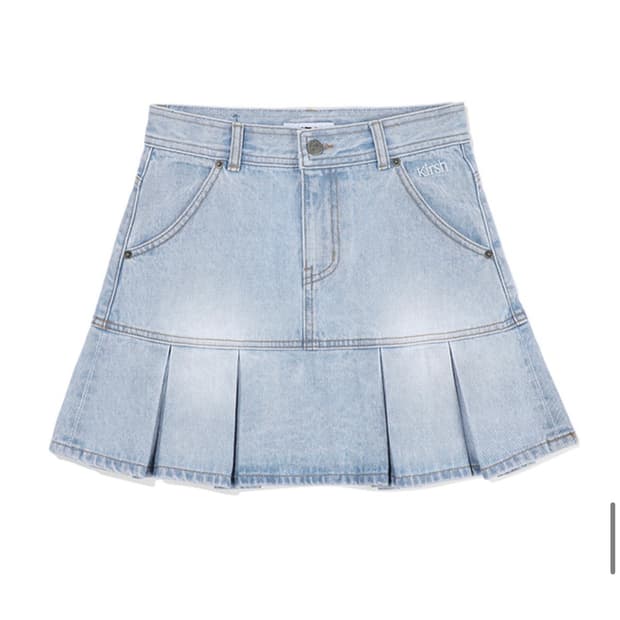 키르시 데님스커트 청치마