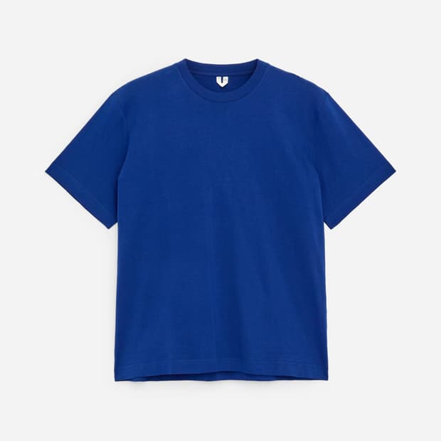 ARKET 아르켓 170GSM 릴랙스드 티셔츠 블루 Msize