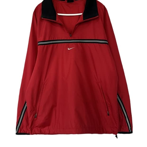 [S] NIKE 나이키00s 올드스쿨 센터스우시 반집업 아노락풀오버