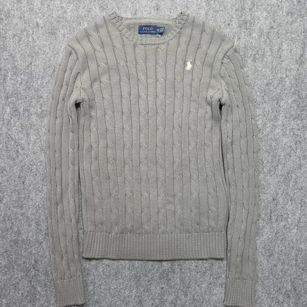 폴로 랄프로렌 캐이블 꽈배기 니트 XS