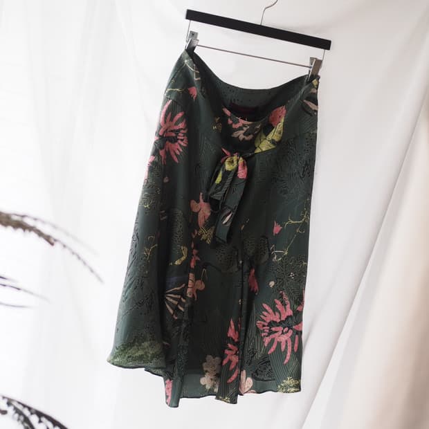 KENZO silk skirt