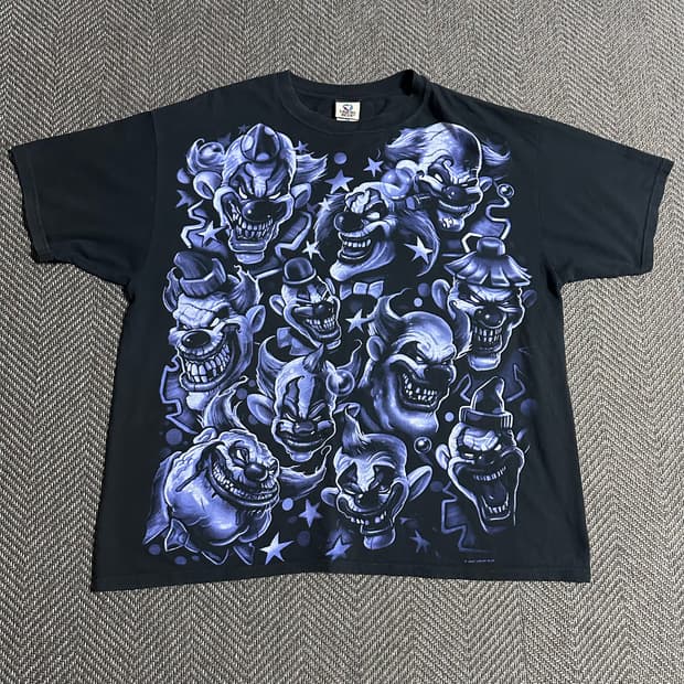 00s Liquid Blue evil clown 티셔츠