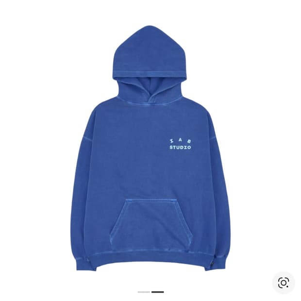 아이앱 스튜디오 피그먼트 후드 로얄 블루 - 22FW