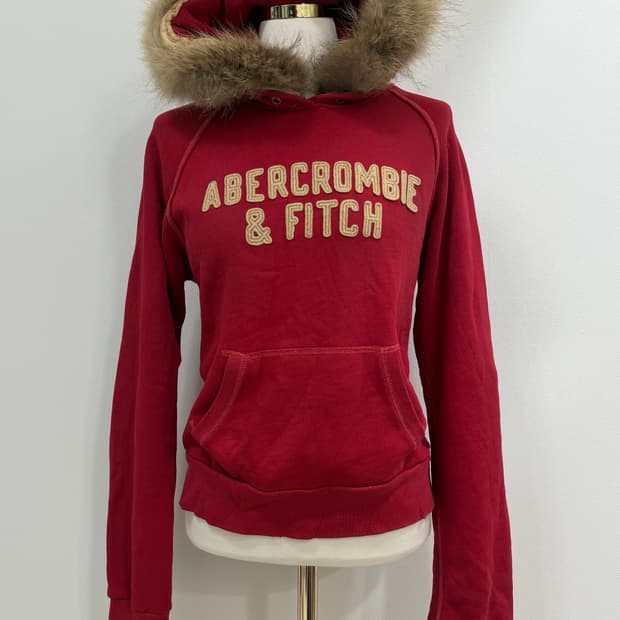 Abercrombie & Fitch Fur Hood Pullover Ho