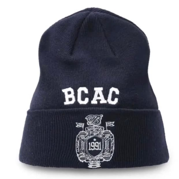배드블러드 BCAC 엠블렘 비니 - 네이비