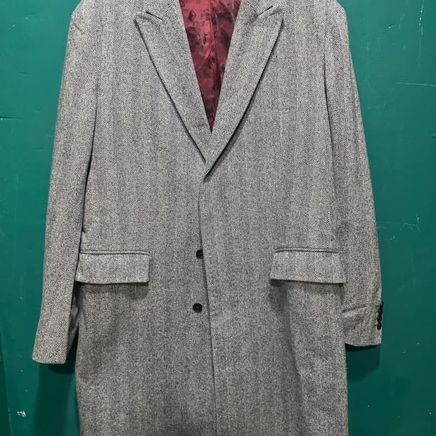 겐조 울 해링본 3B 코트95-100