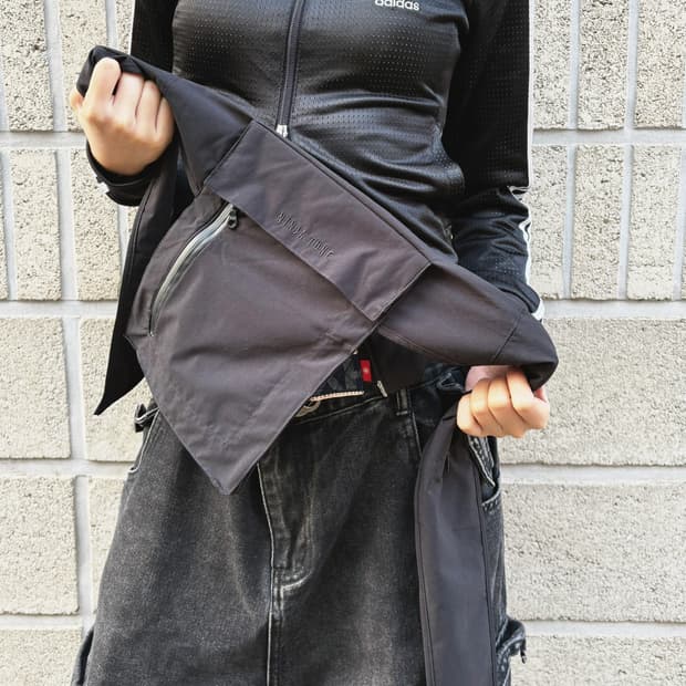 사스콰치 패브릭스 x 닌자튠 스트랩 포켓 슬링백