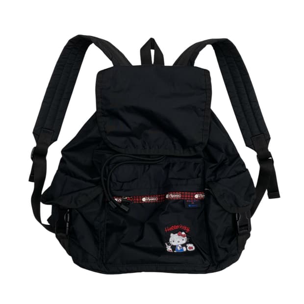레스포삭 헬로키티 백팩 블랙
