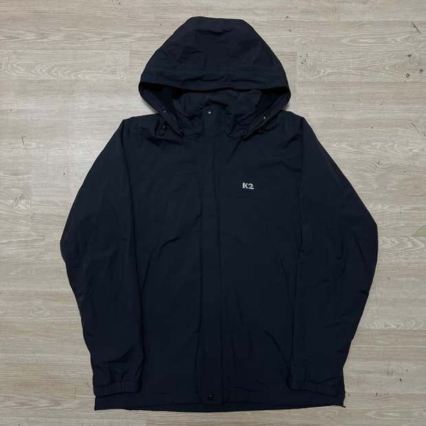 K2 로고 바람막이 후드자켓 [블랙] XL/105