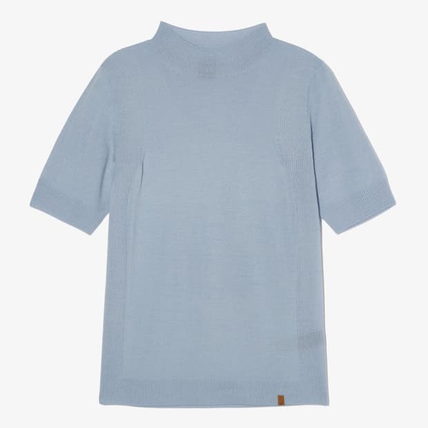 노스페이스 여성 코지 울 터틀넥 라이트블루 85