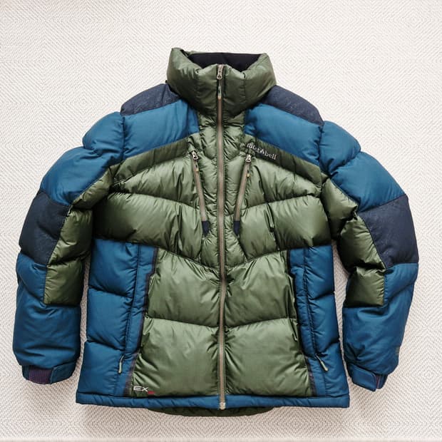 몽벨 아이스버그 윈드스토퍼 구스다운 패딩 