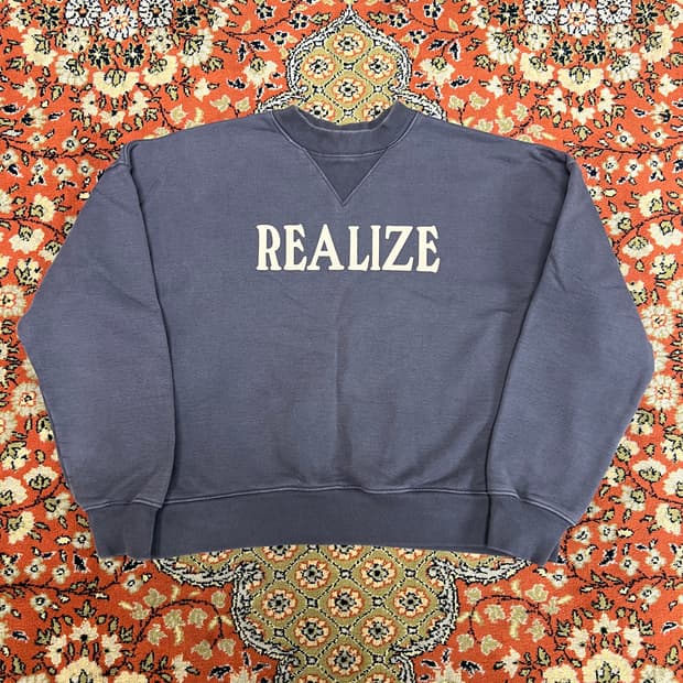 [M] ORR 리얼라이즈 크롭 맨투맨