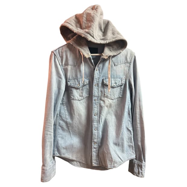 11fw 넘버나인 데님 후드셔츠