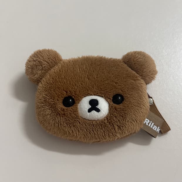 코구마 페이스 파우치 동전지갑 