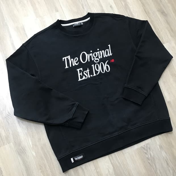 New Balance 뉴발란스 맨투맨 XXL 110사이즈 블랙