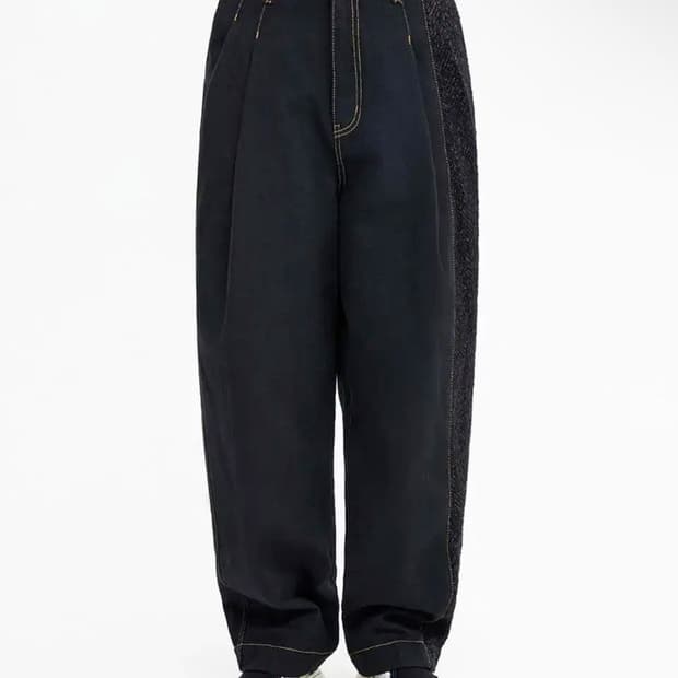 아더에러 울 믹스데님 vrith trousers A3