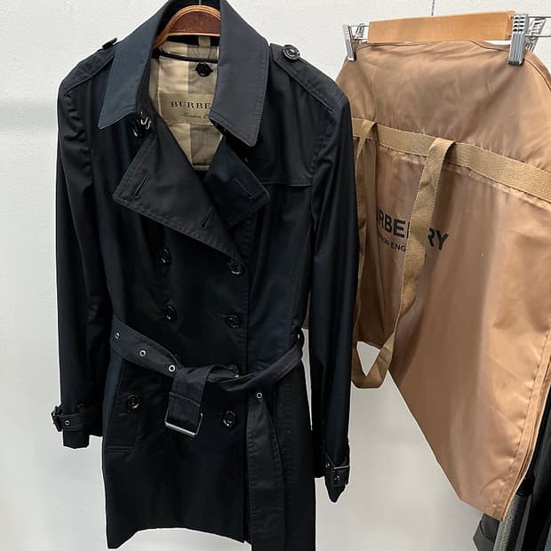 여) 버버리 누빔내피 트렌치코트 