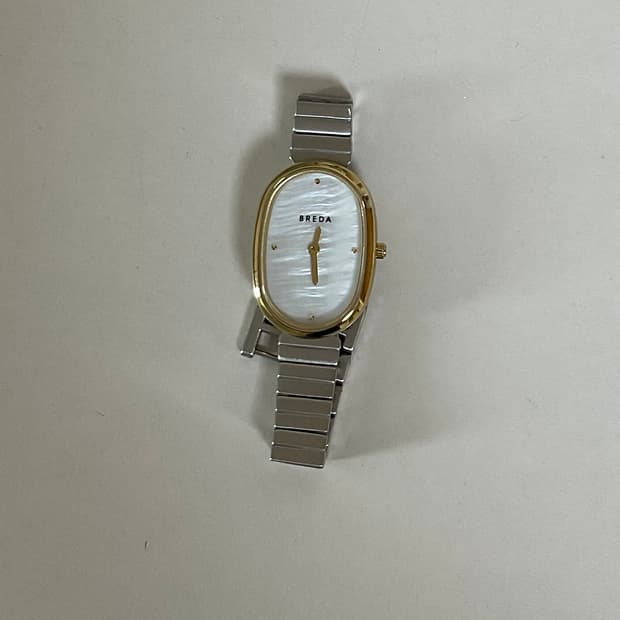 브레다 손목시계 제인 골드실버