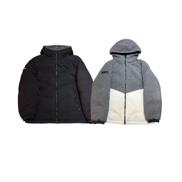 K2 오리털패딩 블랙 양면패딩 105사이즈