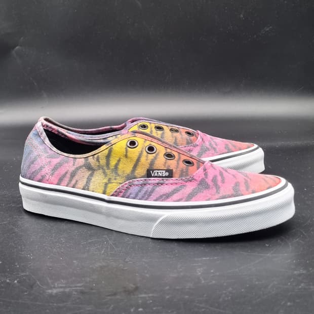 반스 어센틱 레인보우타이거  스니커즈240