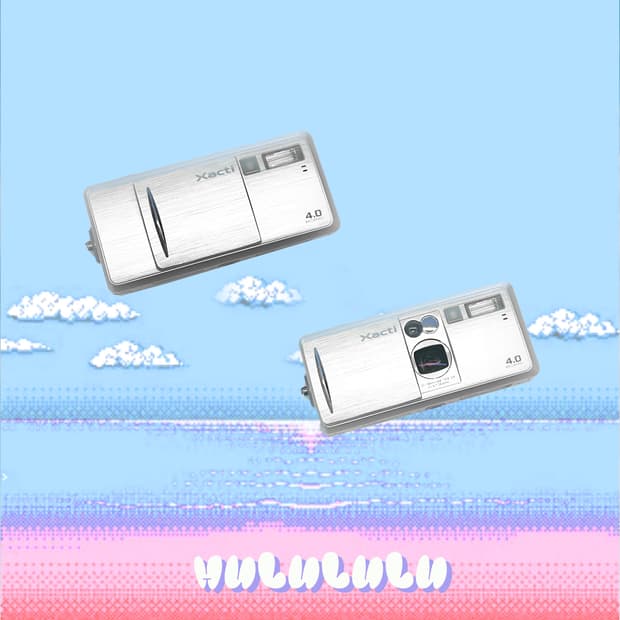 산요 작티 Xacti DSC-J4 빈티지 카메라