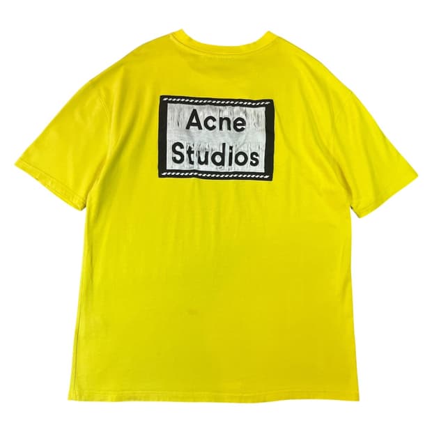 아크네 스튜디오 리버스 라벨 반팔 티셔츠