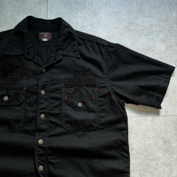 토이즈맥코이 블랙 HBT S/S 밀리터리 셔츠 16sz 미사용품
