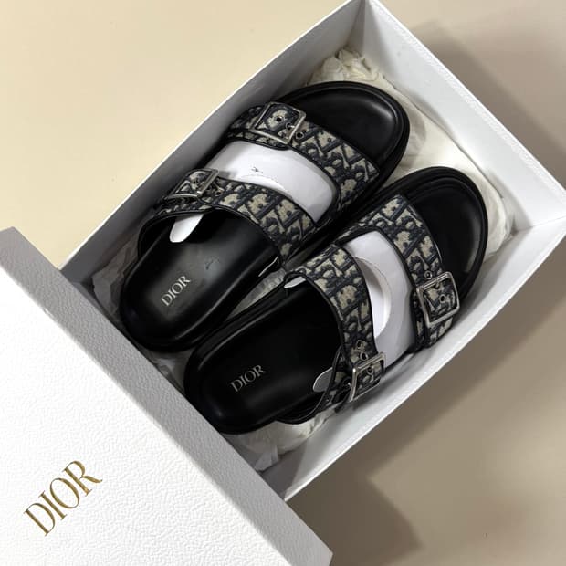 [42/당일출고]디올 오블리크 아쿠아 샌들 / 슬리퍼