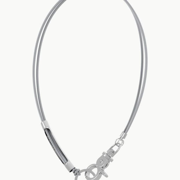 3way Sporty Necklace (Light Gray)
