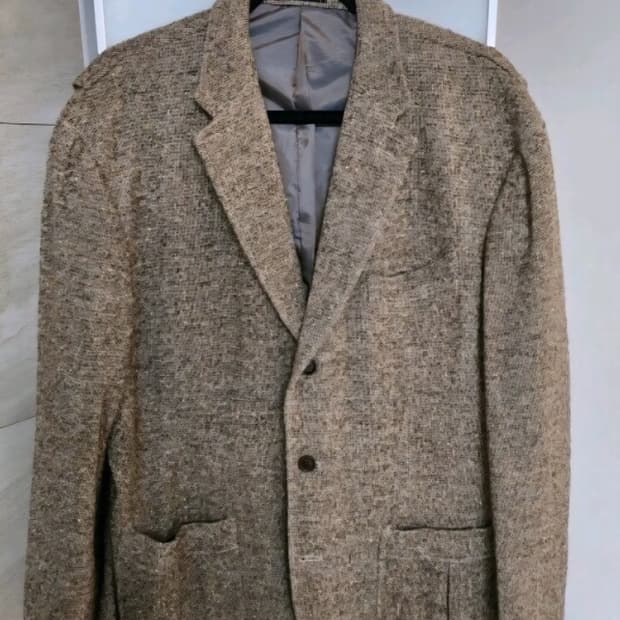 캐주얼 모직 울자켓