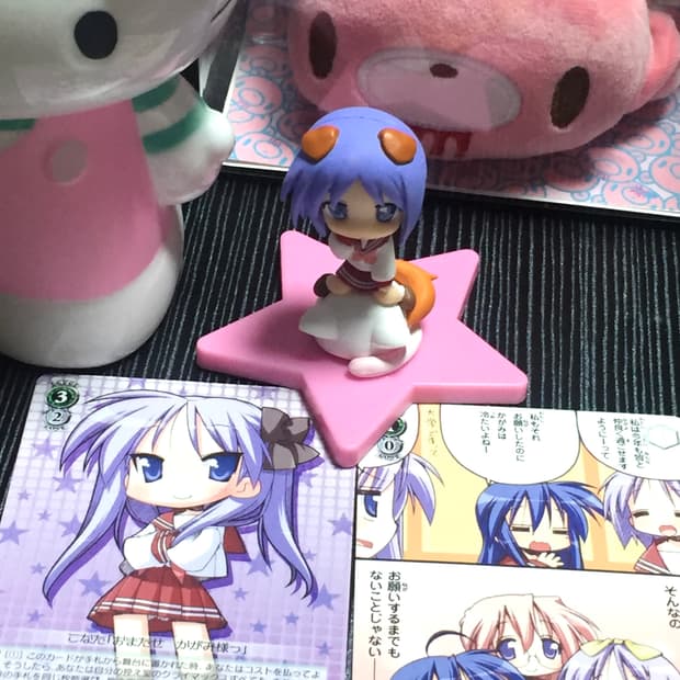 러키스타 츠카사 데스크탑 피규어 고전 미소녀