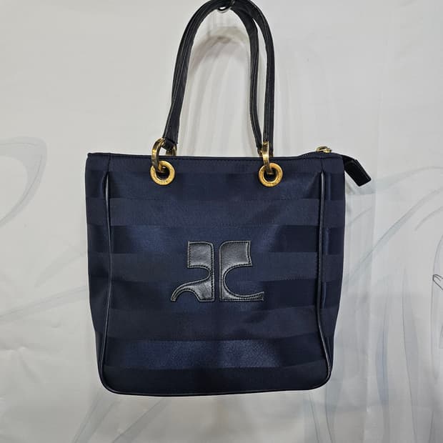 courreges 꾸레쥬 빅로고 토드백