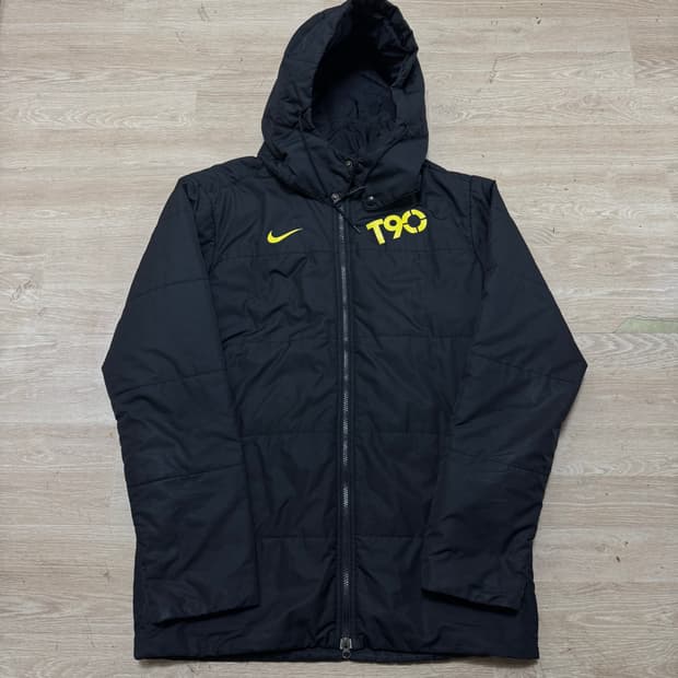 나이키 T90 다운 후드 패딩자켓 L/100