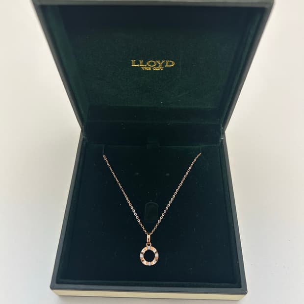 로이드 로즈골드 14k 목걸이