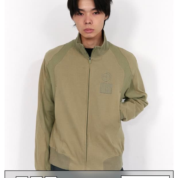 플라스틱프로덕트 mpa contrast 집업 자켓