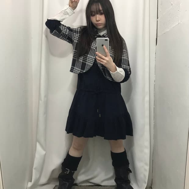 무채색 소녀 코디 세트 🖤