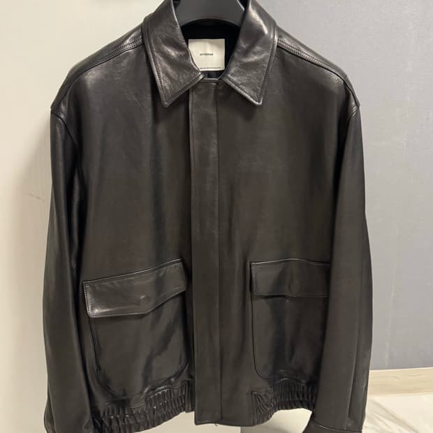 인더로우 a2 가죽자켓 3사이즈