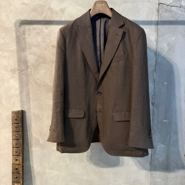 마시모두티 리넨 테일러드 자켓 100