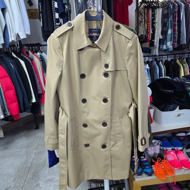 헤지스 베이지 트렌치 코트 (1333)