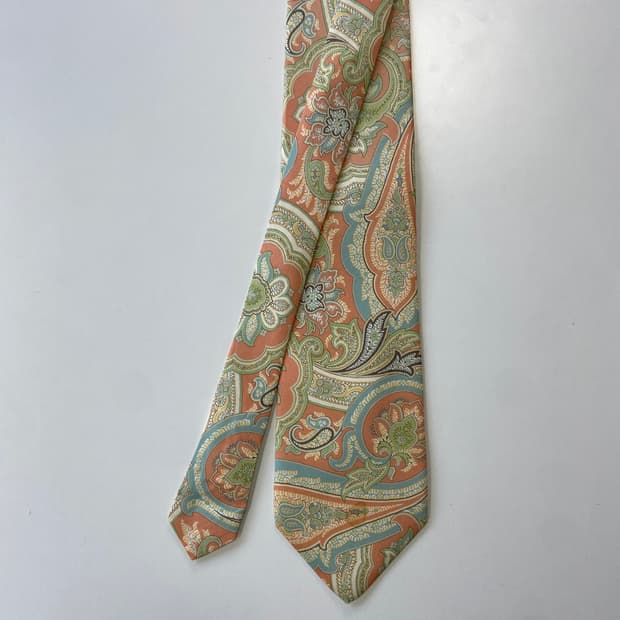 브룩스브라더스 명품 정품 페이즐리 넥타이