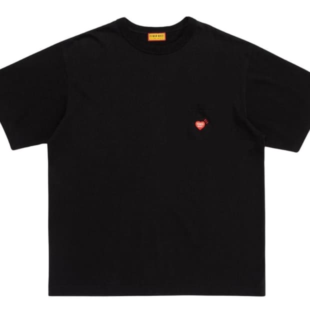 휴먼메이드 가슴 로고 반팔 L