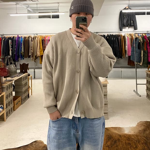 FREAK'S STORE oversize cardigan 프릭스스토어