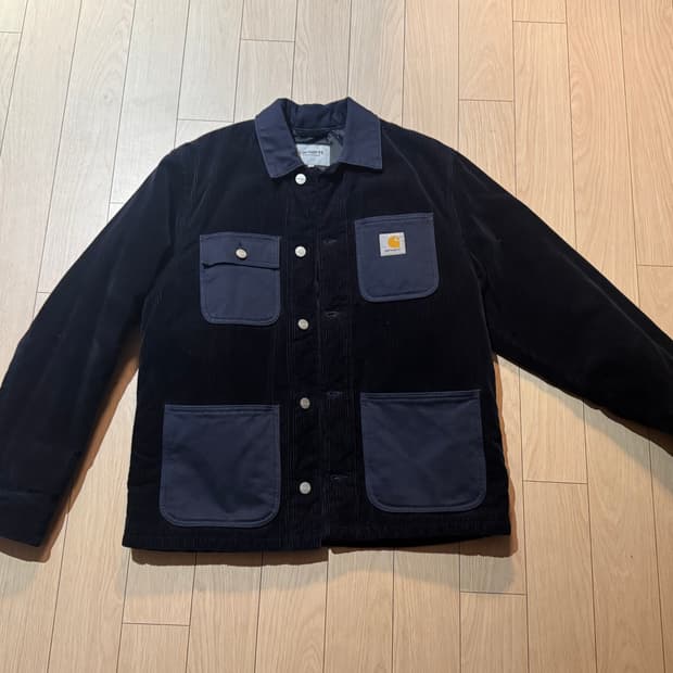 칼하트 코듀로이 네이비 자켓 / 사이즈 S