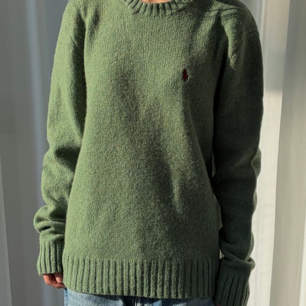 [M]폴로 랄프로렌 메리노울 앙고라 혼방 니트