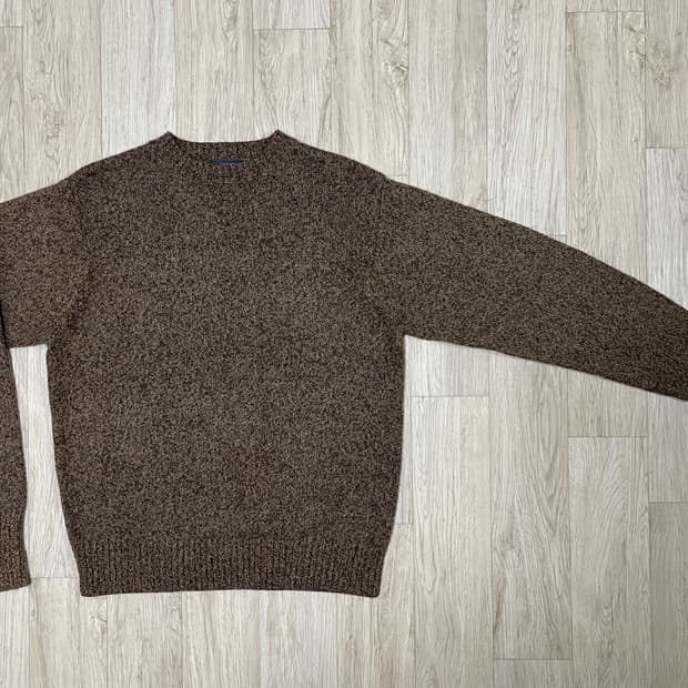 100) 펜들턴 브라운 멜란지 울 스웨터(RRL&LVC&폴로)