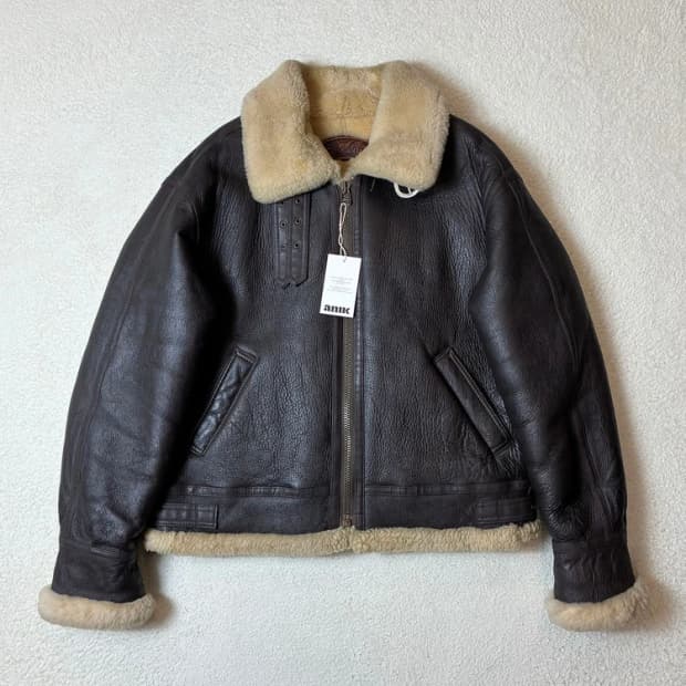 베스트클럽 90's B-3 램스킨 무스탕 자켓 PN6652   