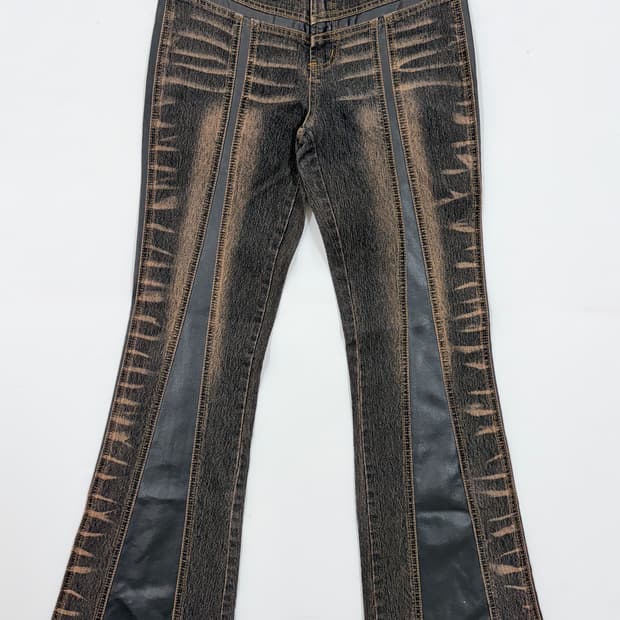 Y2K 빈티지 부츠컷 팬츠