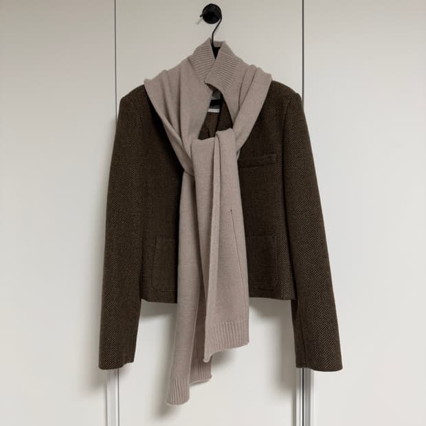 maison margiela ④ 마르지엘라 립포인트 숄/머플러