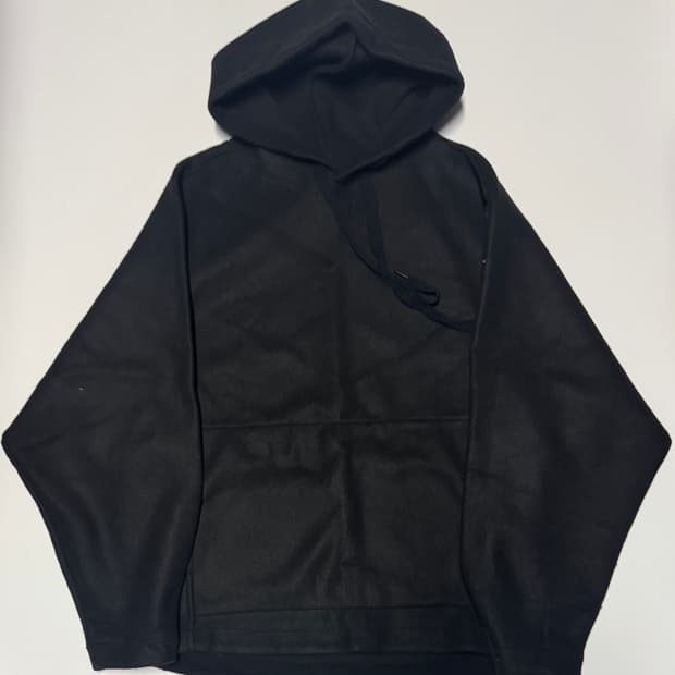 일꼬르소 미니멀 폴리 블랙 후드티 L ~ XL