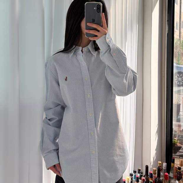 [S]폴로 랄프로렌 클래식핏 스트라이프 옥스포드 셔츠